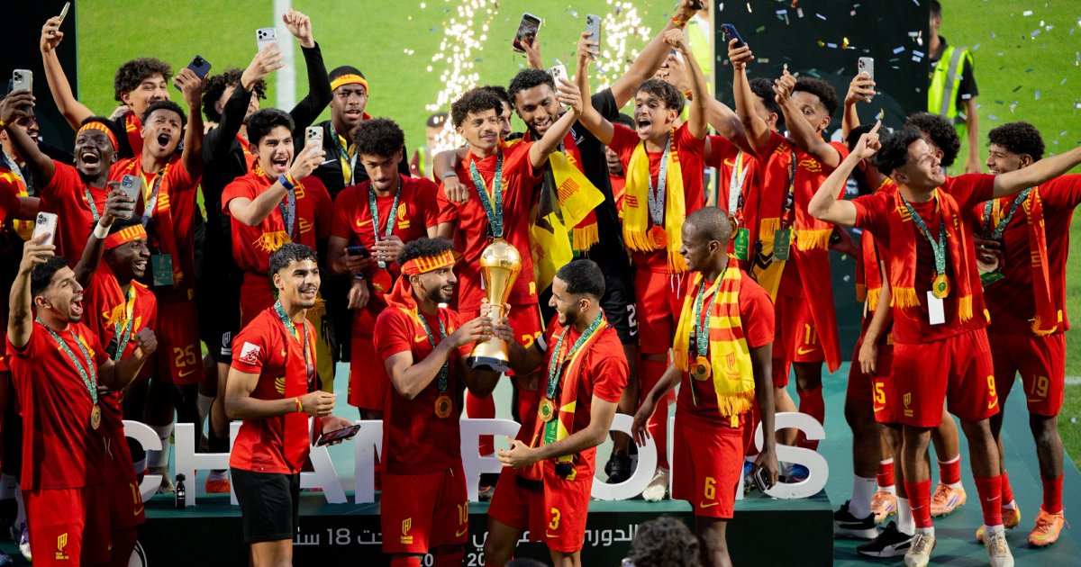 Qadisiyah Wins U18 Premier League Title