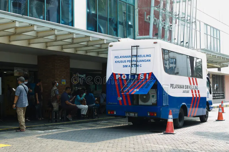 تجديد رخص القيادة المتنقلة في جاكرتا