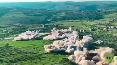 تفجير المنازل في جنوب لبنان رغم وقف إطلاق النار