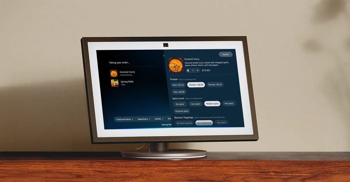 Révolutionnez la commande de nourriture via Alexa