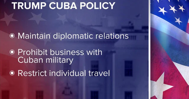 Trump announces new steps towards Cuba
