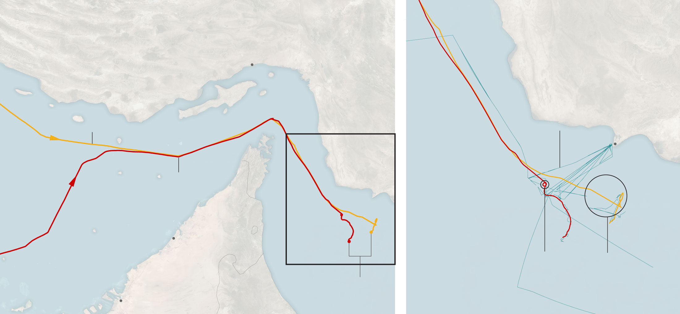 إيران تستهدف ناقلة نفط قطرية في المياه الإقليمية