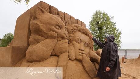 مهرجان النحت على الرمال في بطرسبورغ 2023