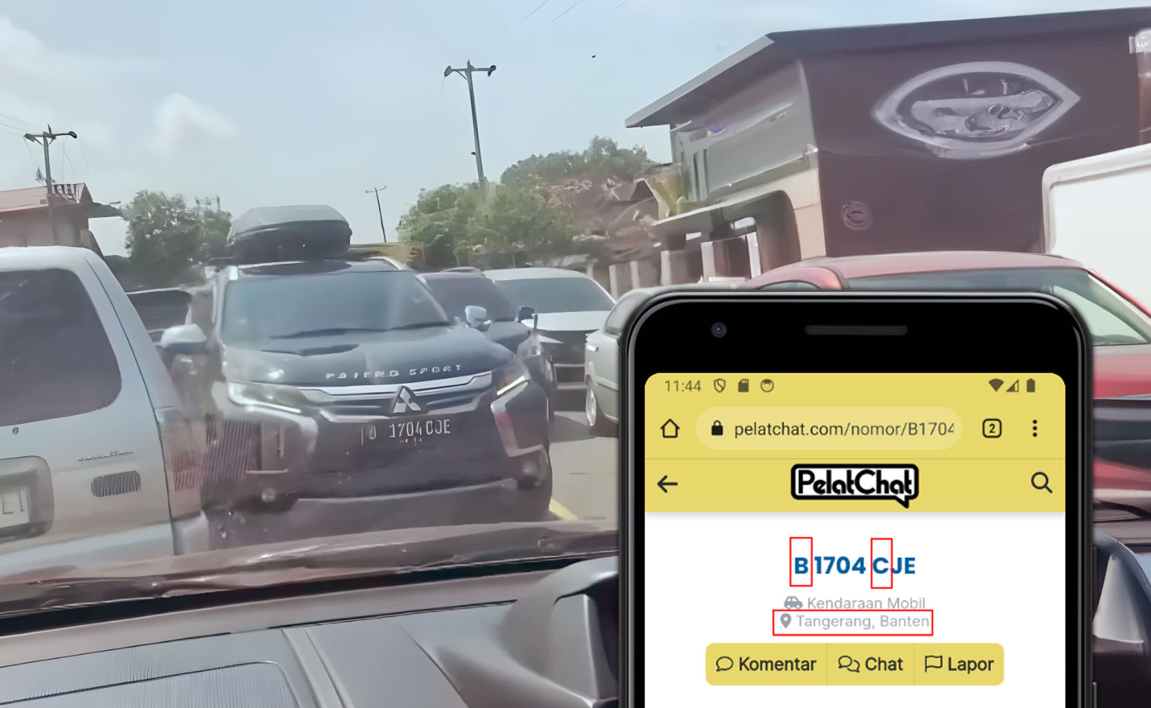 تغيير لوحات سيارات حكومية في جاكرتا