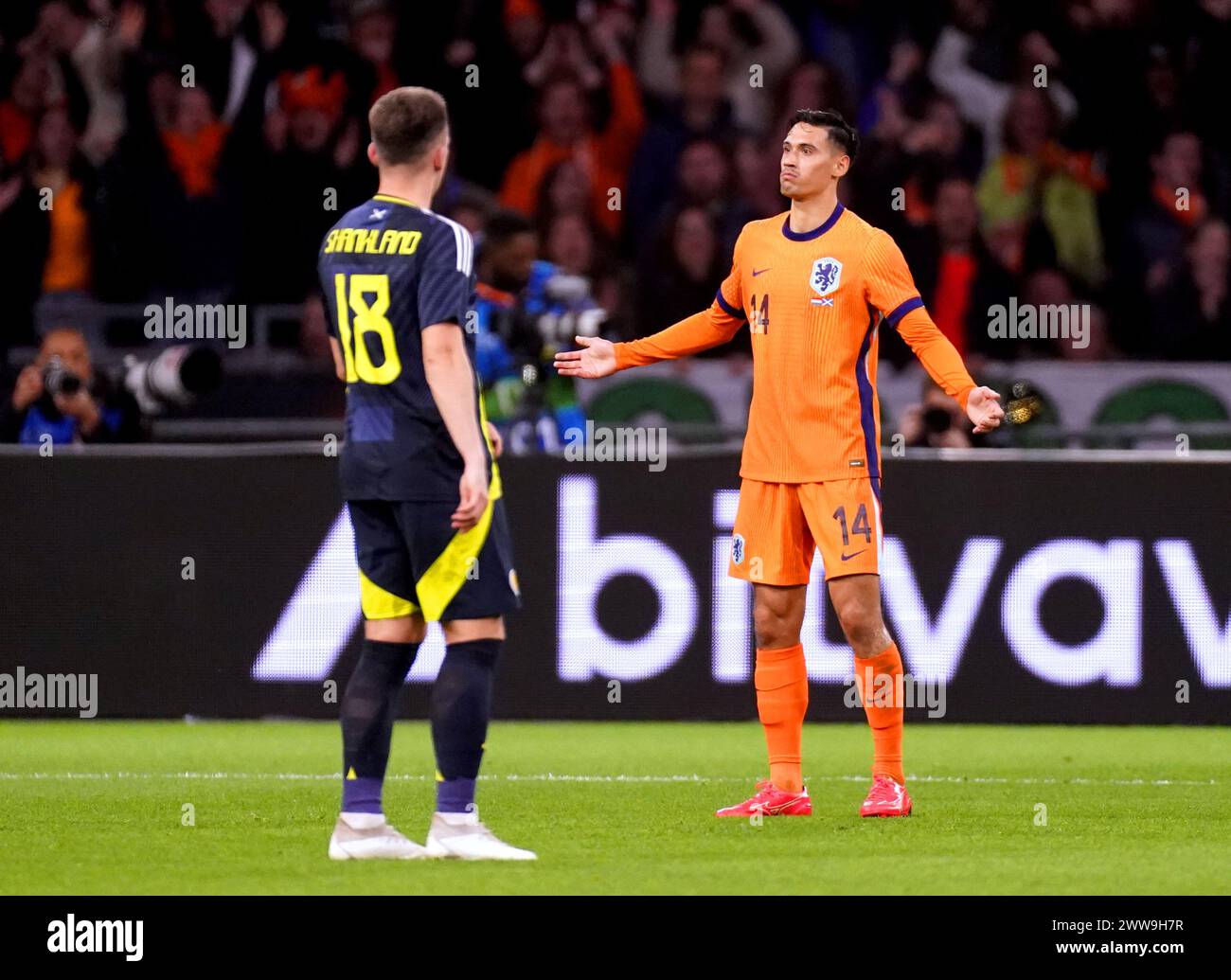 Victoire des Pays-Bas contre la Norvège en match amical