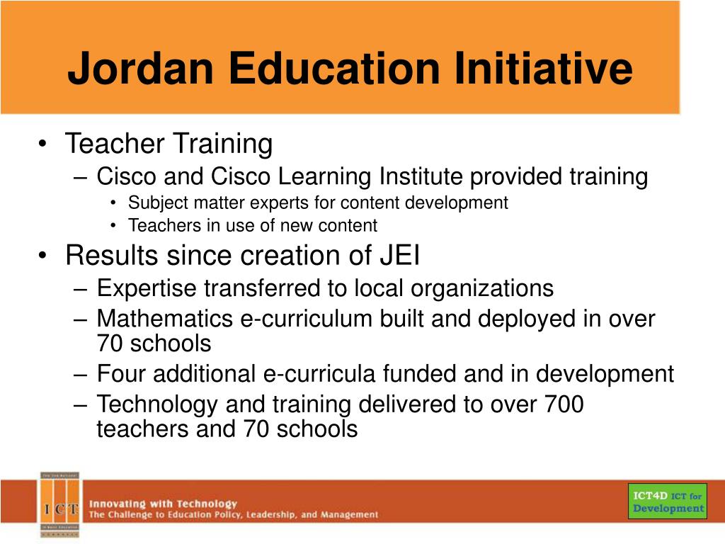 Improve education in Jordan: New government project