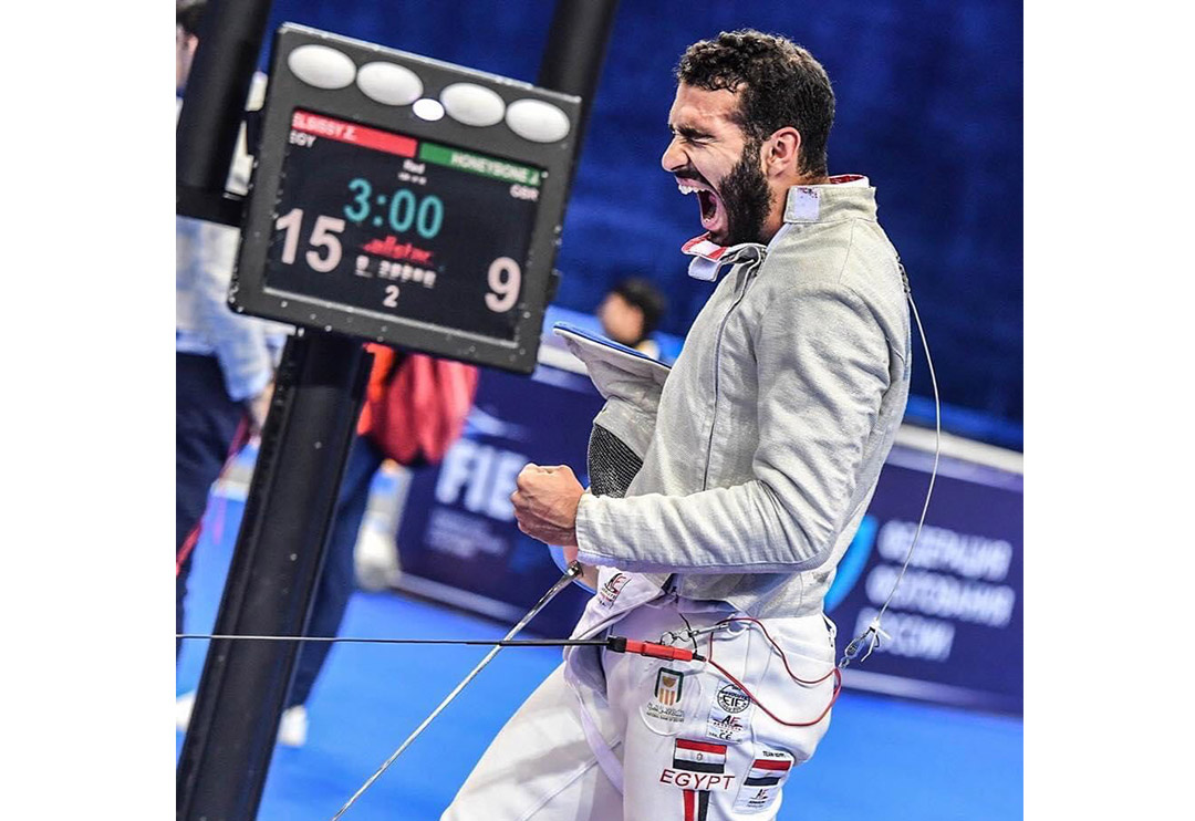 زياد فتحي يتوج بذهبية البطولة الإفريقية للمصارعة